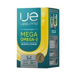 UESUPPS Ультра Энерджи Мега Омега-3 / 60капс