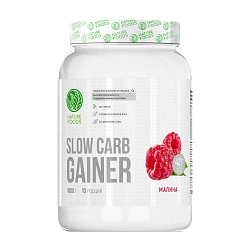 Nature Foods Slow Carb Gainer / 1000г / малина